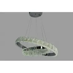 Люстра лед підвісна Linisoln 1532-60*40 CH метал, акрил, діаметр 60*40 см, LED-стрічка, висота 50-120 см, потужність 90 Вт - мініатюра 4