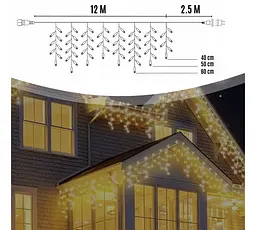 Вулична гірлянда бахрома 14.5м 300 LED - мініатюра 3