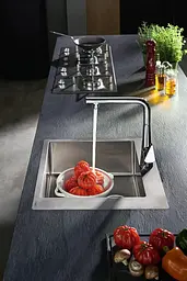 Кухонна мийка Hansgrohe S71 S711-F450 stainless steel 43301800 - мініатюра 3