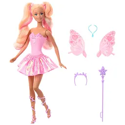 Лялька-фея Barbie Фантастичний світ Чарівна гра кольорів (JCP76) - мініатюра 2