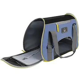 Сумка-переноска Collar, 43х20х33 см, блакитний з сірим (9980) - мініатюра 5