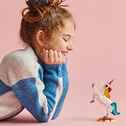 Конструктор LEGO Creator Магічний єдиноріг 3 в 1, 145 деталей (31140) - мініатюра 3