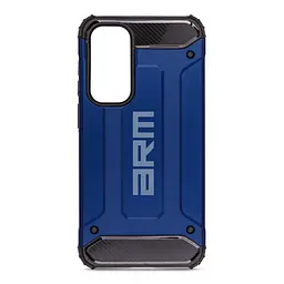 Чехол для Samsung Galaxy A55 5G (A556), Panzer, синий, противоударный, бронированный, милитари, панель-накладка, защита всего корпуса, защита дисплея и камеры, термополиуретан (TPU) + поликарбонат (PC), ArmorStandart (ARM75609)