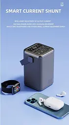 Універсальна мобільна батарея Powerbank 02 Project 60000 мАг 66Вт із швидкою зарядкою та ліхтариком Black - мініатюра 6
