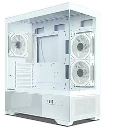 Корпус Zalman Chronix V2 Tempered Glass без БЖ White (CHRONIXV2WHITE) - мініатюра 2