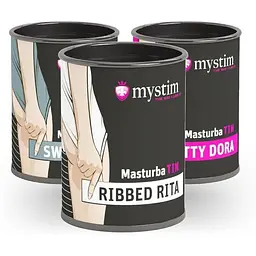 Мастурбатор-яйце Mystim Masturbatin Ribbed Rita - мініатюра 5