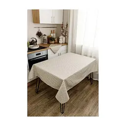 Скатертина Прованс Горох коричневий Господиня 120х136 см (4823093451032) - мініатюра 6