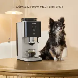 Кавомашина Krups Coffee Crush 1.8 л чорно-бежева (SA4001E0) - мініатюра 8