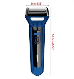 Машинка для стрижки 3в1 Surker SK-6011 Синьо-чорна (43954-SK-6011_346) - мініатюра 2