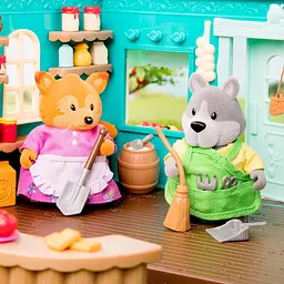 Набір фігурок Li'l Woodzeez Сім'я Лисичок 4од книжка EN det0018086 - мініатюра 7
