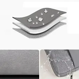 Сумка для ноутбука Wiwu Minimalist Laptop Sleeve 16'' Grey - мініатюра 6