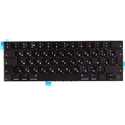 Клавіатура для ноутбука APPLE MacBook Pro 13" A1706 cенсорна панель, чорний (KB313624)