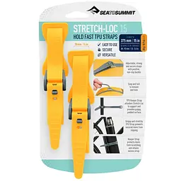Стяжки Sea To Summit Stretch-Loc 15 TPU Straps 20 х 375 мм Жовтий