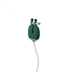 Затискачі для сосків з вібрацією Qingnan No.2 Vibrating Nipple Clamps Green - мініатюра 2