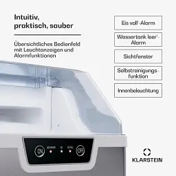 Льодогенератор Klarstein Wallberg NuggetIce Maker (10045386) Б/в - мініатюра 3