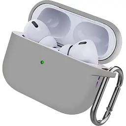 Чохол для навушників ArmorStandart Hang Silicone Case для AirPods Pro 2 Light Grey [ARM68587] [105594] - мініатюра 2