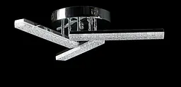 Люстра стельова LED Splendid Ray LT8007/3, 80W, хром, білий, сучасний стиль, з пультом, 3 лампи, димер, 47 см