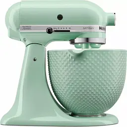 Чаша KitchenAid 4,7 л 5KSM2CB5TDD керамічна, з ручкою, текстурована, візерунок краплі роси - мініатюра 3