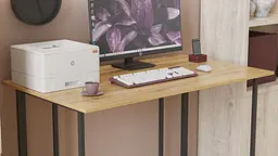 Комп'ютерний стіл Ferrum-decor Ханна 75x120x60 чорний ДСП Дуб Артізан 32мм (FRD-106236) - мініатюра 4