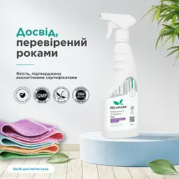 Засіб для миття скла DeLaMark Лимонник та вербена 0,5 л (4820152333735) - мініатюра 6