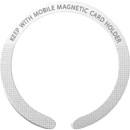 Стальная пластина DK для MagSafe Ring Letter на скотче (Кольцо С / white)