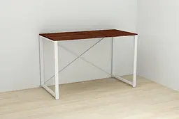 Письмовий стіл Ferrum-decor Серії Коннект 75x120x60 білий ДСП Венге 16мм (FRD-105741)