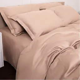 Простирадло на гумці MirSon Tencel №03 Creamy 200х200 см (2200009369438) - мініатюра 7