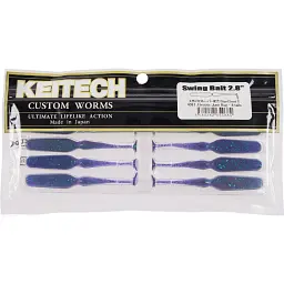 Силікон Keitech Swing Bait 2.8" #408 Electric June Bug (8 шт/уп) - мініатюра 2