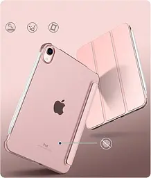 Чохол-книжка BeCover Tri Fold Hard для Apple iPad Mini 7 2024 8.3" Rose Gold (712456) - мініатюра 2