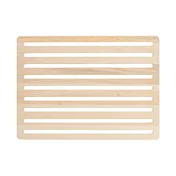 Доска кухонная прямоугольная для нарезки хлеба 30 х 40 см, Wood&Steel Бежевый 84554 - миниатюра 4