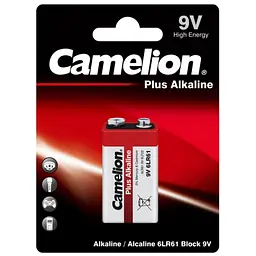 Батарейка Camelion Крона 6LR61 9V Plus Alkaline x 1 (6LR61-BP1)