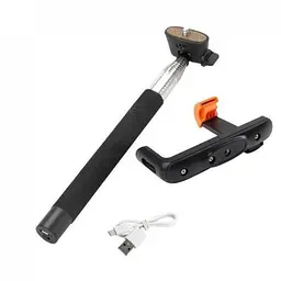Селфі-палка бездротова Bluetooth з акумулятором SHold 07Z-05 Чорний - мініатюра 11