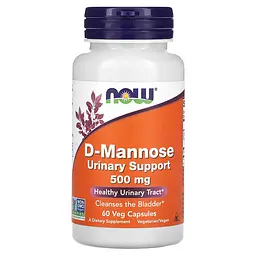 Д-Маноза Підтримка Сечової Системи D-Mannose Urinary Support 500 мг - 60 вег. капсул