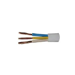 Кабель силовий ЗЗКМ 3х2.5 кв.мм гнучкий, плоский, 100м (ШВВП 3x2,5 ECG / 705864)