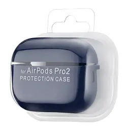 Чохол Silicone Case 2,5mm with microfiber for AirPods Pro 2 Синій - мініатюра 2