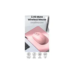 Мишка Ugreen MU105 Wireless Pink (90686) - мініатюра 5