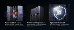 Док-станція UGREEN Revodok Pro CM828 хаб з підключенням до комп’ютера через USB-C 6 в 1 відеовихід HDMI 4K 60 Гц 2 USB-A та 1 USB-C для даних до 10 Гбіт/с Ethernet RJ45 до 1000 Мбіт/с вхід живлення USB-C PD 3.0 до 100 Вт із наскрізним заряджанням ноутбука до 85 Вт для HDMI потрібен USB-C комп’ютера з підтримкою відеовиходу дублювання екрана та розширення робочого столу з індикатором роботи вбудований кабель 0,3 м космічний сірий (45364) - мініатюра 10