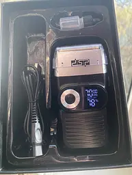 Електробритва DSP-60088 чоловіча акумуляторна сіткова для сухого бриття з висувним триммером та LED дисплеєм 1400 mAh 5 Вт Чорний - мініатюра 8