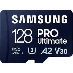 Карта пам'яті MICRO SDXC 128GB W/ADAPT. MB-MY128SA/WW SAMSUNG - мініатюра 2