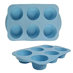 Силіконова форма для мафінів на 6 шт. Gusto 26 х 1 6х 3.5 см GT-S-212 (138655)