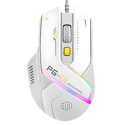 Миша INPHIC PG1 RGB White-Gray