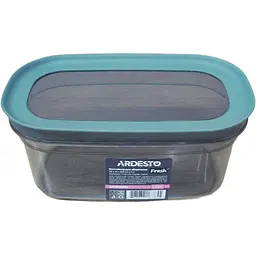 Контейнер для зберігання харчових продуктів Ardesto Fresh 1 л прямокутний сірий (AR1308GG)