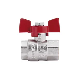 Кран кульовий SD Plus 3/4" ВР для води (метелик) SD602NW20PN40 - мініатюра 3