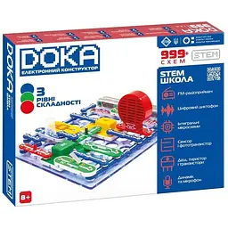 Електронний конструктор Doka 999+ Схема школа D70708 звук