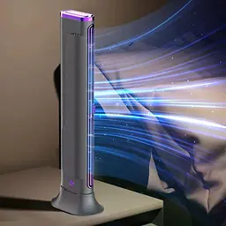 Настільний вентилятор F3 Tower Fan акумуляторний в асортименті - мініатюра 4