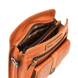 Чоловіча шкіряна сумка через плече Hill&Burry 22,5×18×9 см nsa0001414 - мініатюра 7
