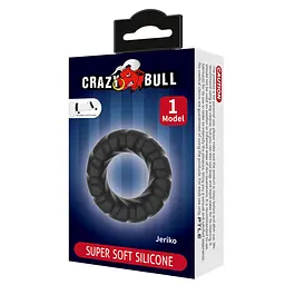 Ерекційне кільце Crazy Bull Jeriko 4.5 см (чорний) - мініатюра 13