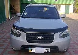 Дефлектор капоту мухобійка для Hyundai Santa Fe 2006-2012