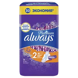 Гігієнічні прокладки Always Ultra Platinum Normal Plus Quatro 30 шт. - мініатюра 3
