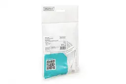 Кабель для зарядки Assmann USB-C, USB-C - USB-C 1 м, USB 2.0, 60W AK-300341-010-W White - мініатюра 4